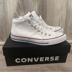 Converse Madison Mid Top Sneakers White Women US 7.5 - Mens 9.5 New Comfort